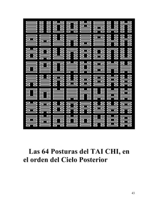43
Las 64 Posturas del TAI CHI, en
el orden del Cielo Posterior
 