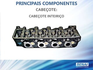 PRINCIPAIS COMPONENTES
CABEÇOTE:
CABEÇOTE INTEIRIÇO
 