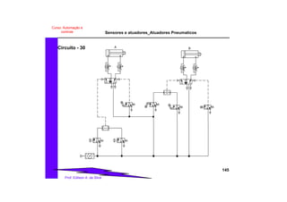 Sensores e atuadores_Atuadores Pneumaticos
145
Prof. Edilson A. da Silva
Curso: Automação e
controle
Circuito - 30 A B
 