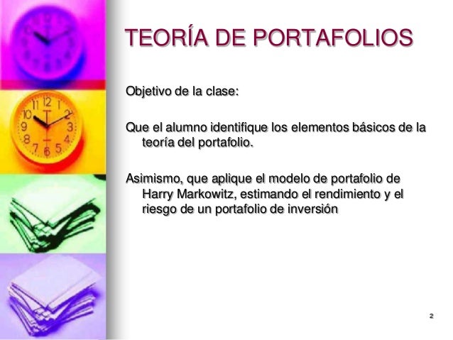 Teoria de portafolio