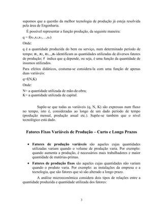 Teoria De ProduçãO