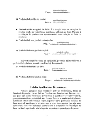 Teoria De ProduçãO