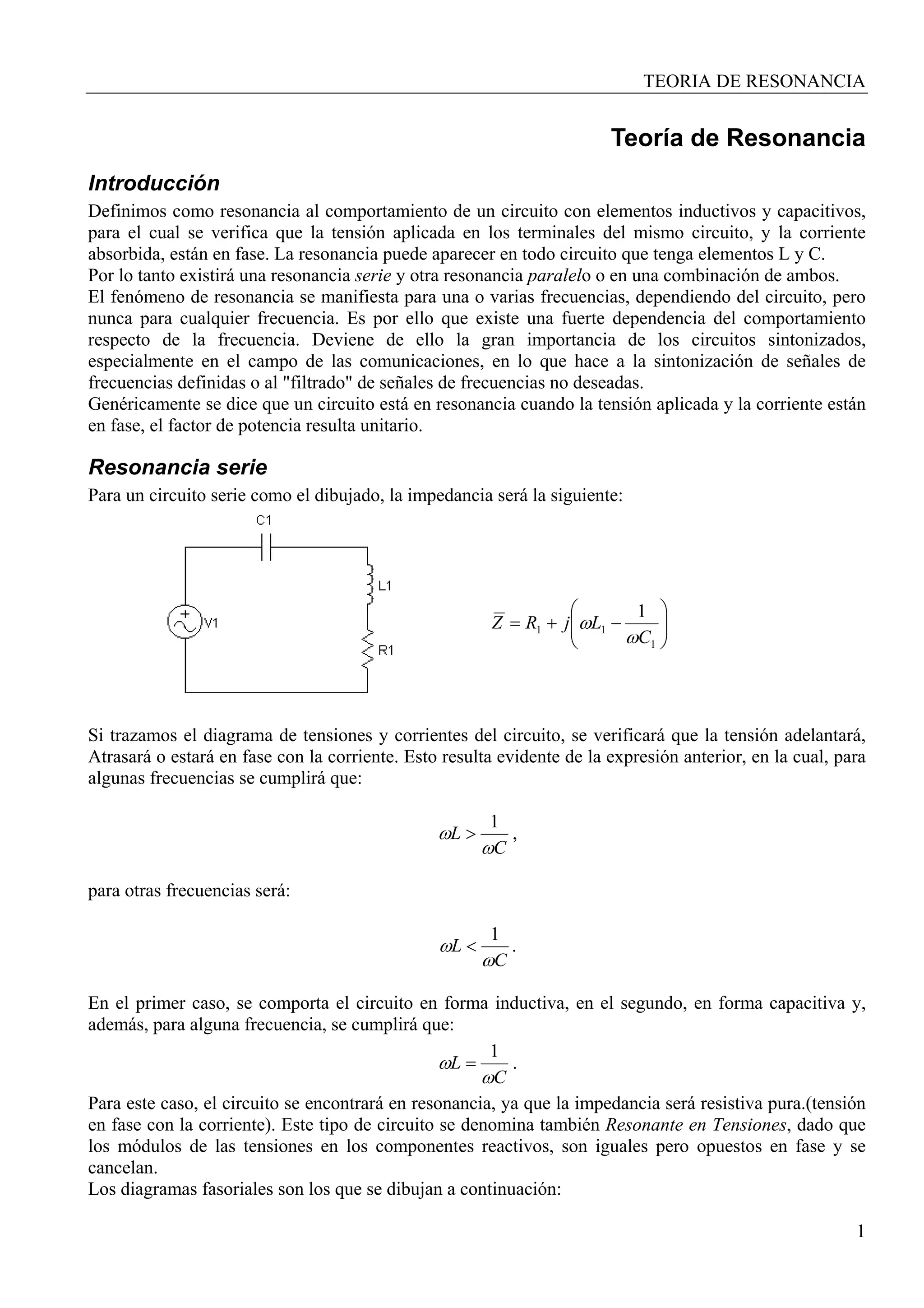 Teoria de resonancia PDF