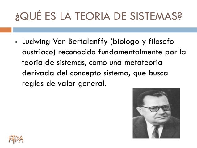 Teoria de sistemas