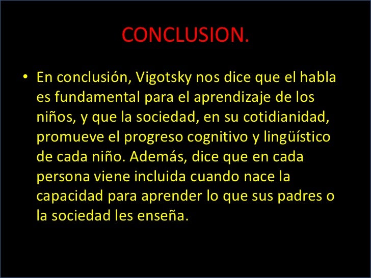 Teoria de vigotsky Teoria de vigotsky