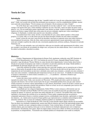 Teoria do caos | PDF