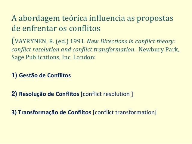 Teoria Do Conflito
