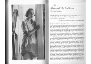 Teoria e analisi del cinema 4. allen and his audience   bailey the reluctant film art of wa 2