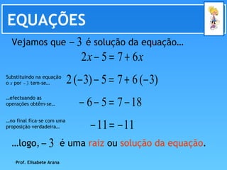 Equações de 1° grau