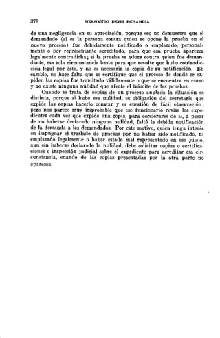 Teoría General de la Prueba de Hernando Devis Echandía TOMO I