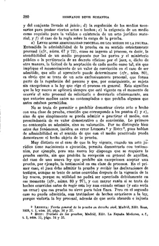 Teoría General de la Prueba de Hernando Devis Echandía TOMO I