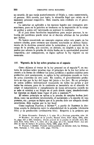 Teoría General de la Prueba de Hernando Devis Echandía TOMO I