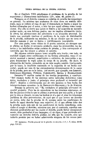 Teoría General de la Prueba de Hernando Devis Echandía TOMO I