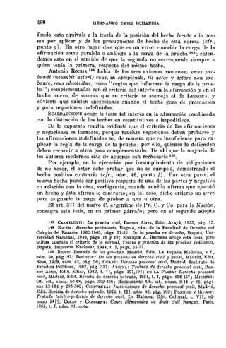 Teoría General de la Prueba de Hernando Devis Echandía TOMO I