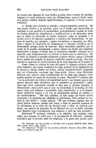 Teoría General de la Prueba de Hernando Devis Echandía TOMO I