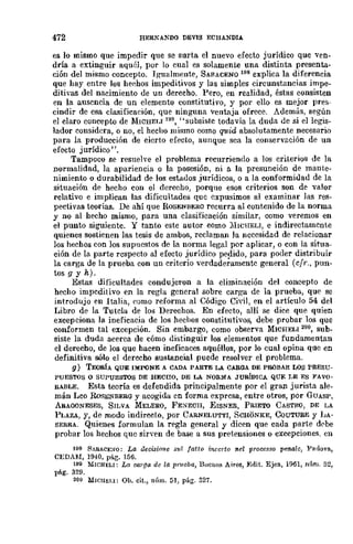 Teoría General de la Prueba de Hernando Devis Echandía TOMO I
