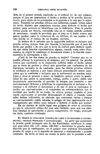 Teoría General de la Prueba de Hernando Devis Echandía TOMO I