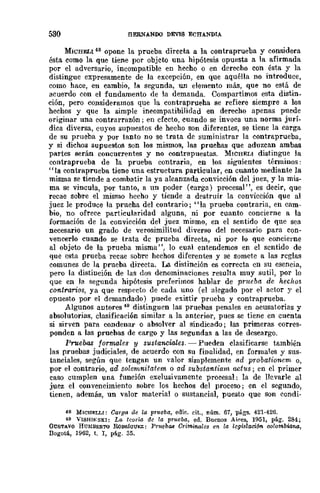 Teoría General de la Prueba de Hernando Devis Echandía TOMO I