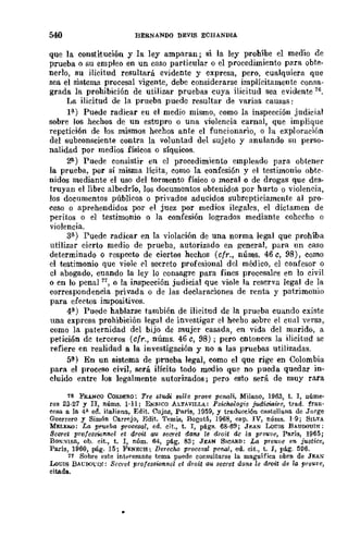 Teoría General de la Prueba de Hernando Devis Echandía TOMO I