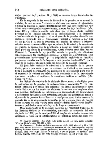 Teoría General de la Prueba de Hernando Devis Echandía TOMO I