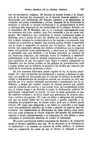 Teoría General de la Prueba de Hernando Devis Echandía TOMO I