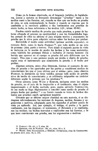 Teoría General de la Prueba de Hernando Devis Echandía TOMO I