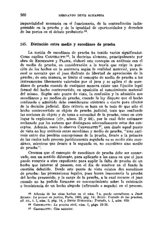 Teoría General de la Prueba de Hernando Devis Echandía TOMO I