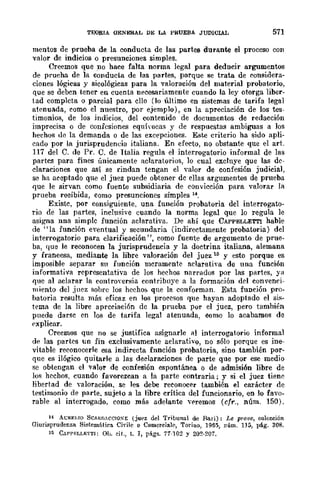 Teoría General de la Prueba de Hernando Devis Echandía TOMO I