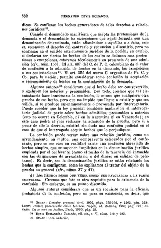 Teoría General de la Prueba de Hernando Devis Echandía TOMO I