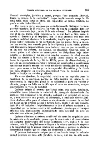 Teoría General de la Prueba de Hernando Devis Echandía TOMO I