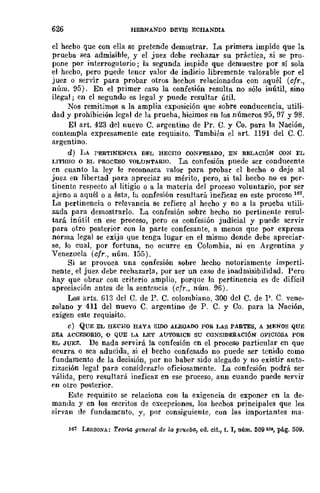 Teoría General de la Prueba de Hernando Devis Echandía TOMO I
