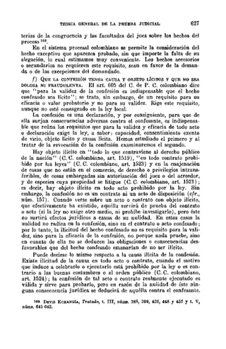 Teoría General de la Prueba de Hernando Devis Echandía TOMO I