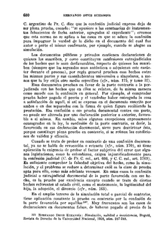 Teoría General de la Prueba de Hernando Devis Echandía TOMO I