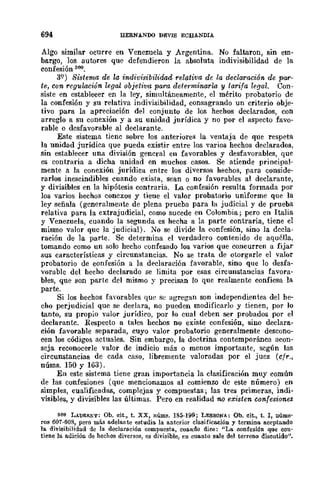 Teoría General de la Prueba de Hernando Devis Echandía TOMO I