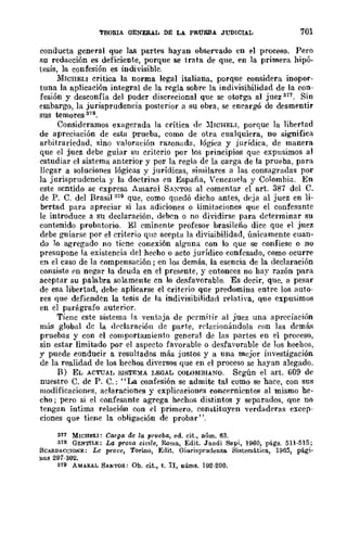 Teoría General de la Prueba de Hernando Devis Echandía TOMO I