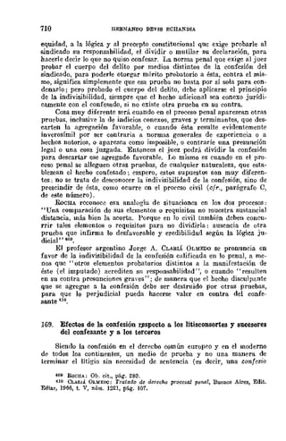 Teoría General de la Prueba de Hernando Devis Echandía TOMO I