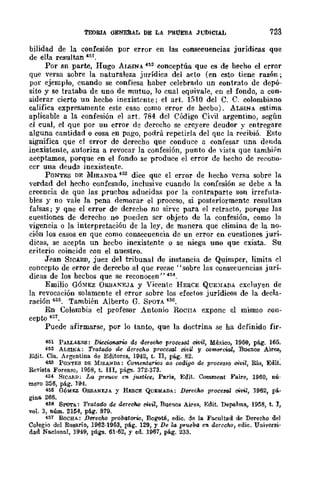 Teoría General de la Prueba de Hernando Devis Echandía TOMO I