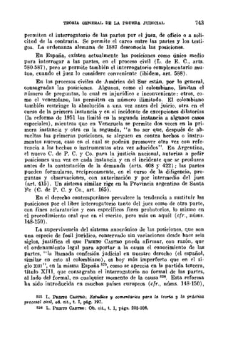 Teoría General de la Prueba de Hernando Devis Echandía TOMO I