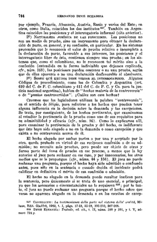 Teoría General de la Prueba de Hernando Devis Echandía TOMO I