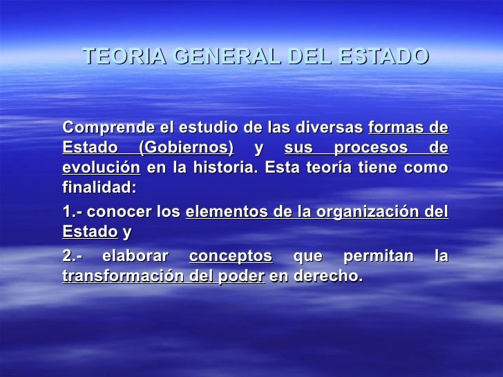 Teoría del Estado: Comprendiendo su Concepto y Significado Concepto de teoria del estado