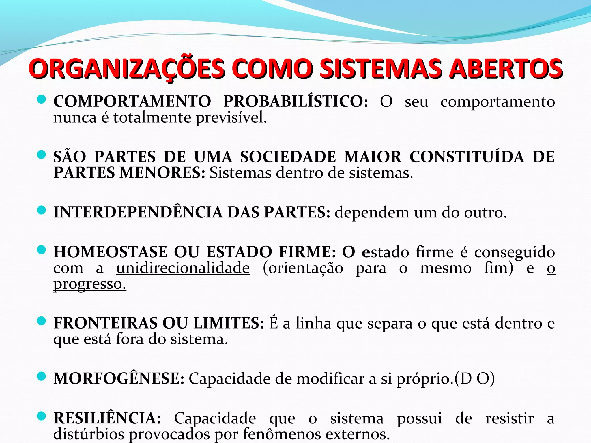 Teoria Geral de Sistemas - Abordagem Sistêmica da Administração | PPT