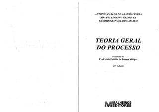 Teoria Geral do Processo Ada Pellegrini 28ª edição 2012
