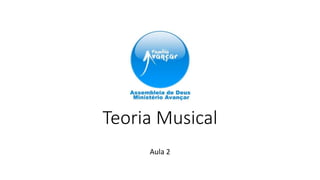 Teoria Musical
Aula 2
 