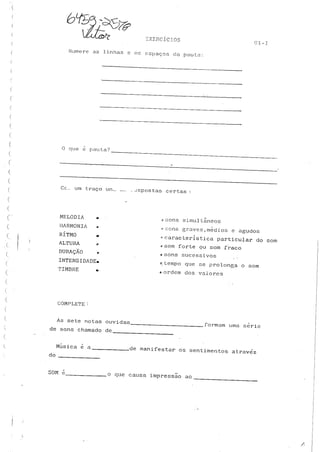 Teoria musical para crianças