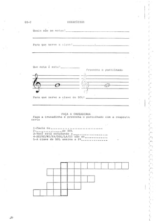 Teoria musical para crianças