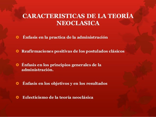 Teoria neoclasica