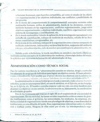 Teoria neoclasica de la administracion