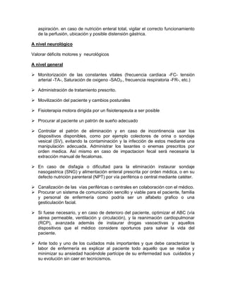 Teoría enfermería neurológica