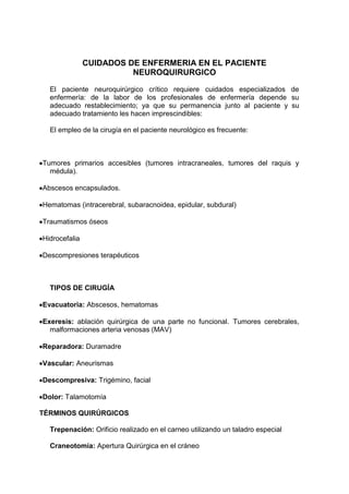 Teoría enfermería neurológica