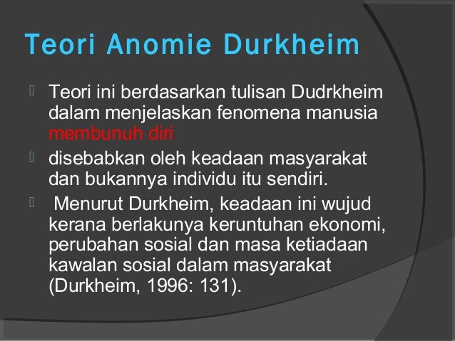 Teori anomie suziana 2